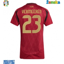 Belgija Arthur Vermeeren #23 Domaci Dres za Ženska EP 2024 Kratak Rukav